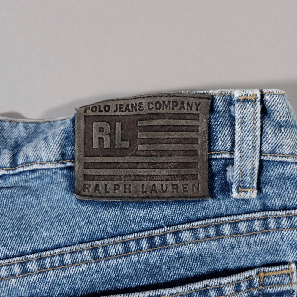Polo Jeans Ralph Lauren Jeans Mens 34x31 Blue Medium‎ Wash Straight Leg Denim
